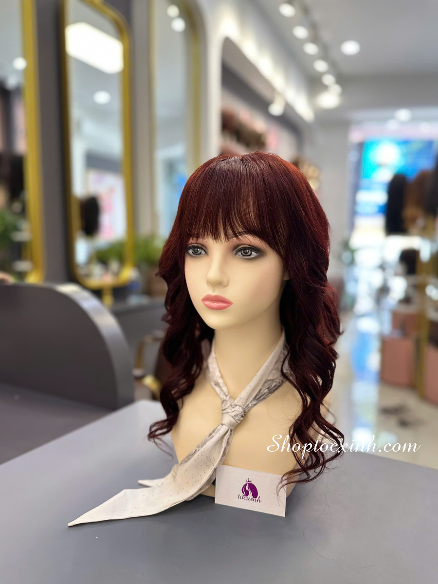 TÓC BỘ SIÊU DA UỐN XOĂN NHUỘM TÓC GIẢ LÀM BẰNG TÓC THẬT