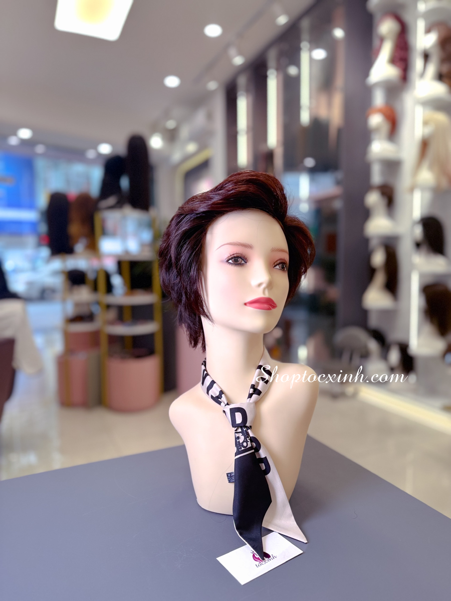 TÓC GIẢ TÉM NGUYÊN ĐẦU LÀM BẰNG TÓC THẬT