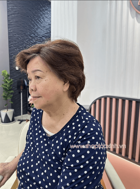 Tóc tém siêu da làm bằng tóc thật 1 Tóc tém siêu da làm bằng tóc thật