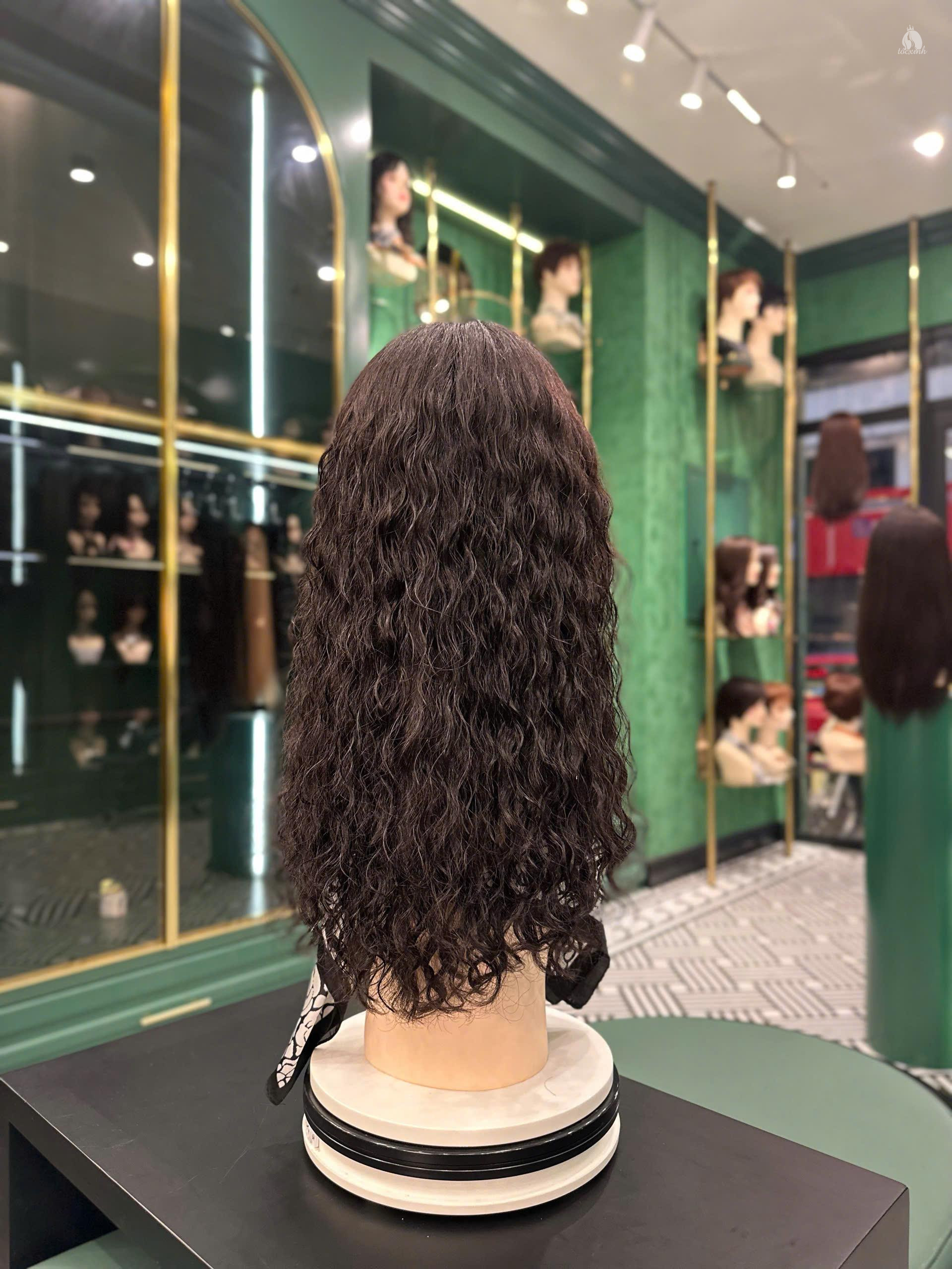 Tóc Hippie xoăn dài tóc giả làm bằng tóc thật 5 img_product5