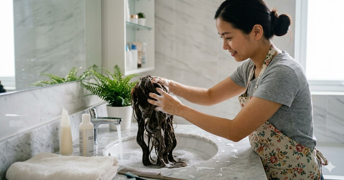 Tóc giả có gội được không và tần suất gội lý tưởng