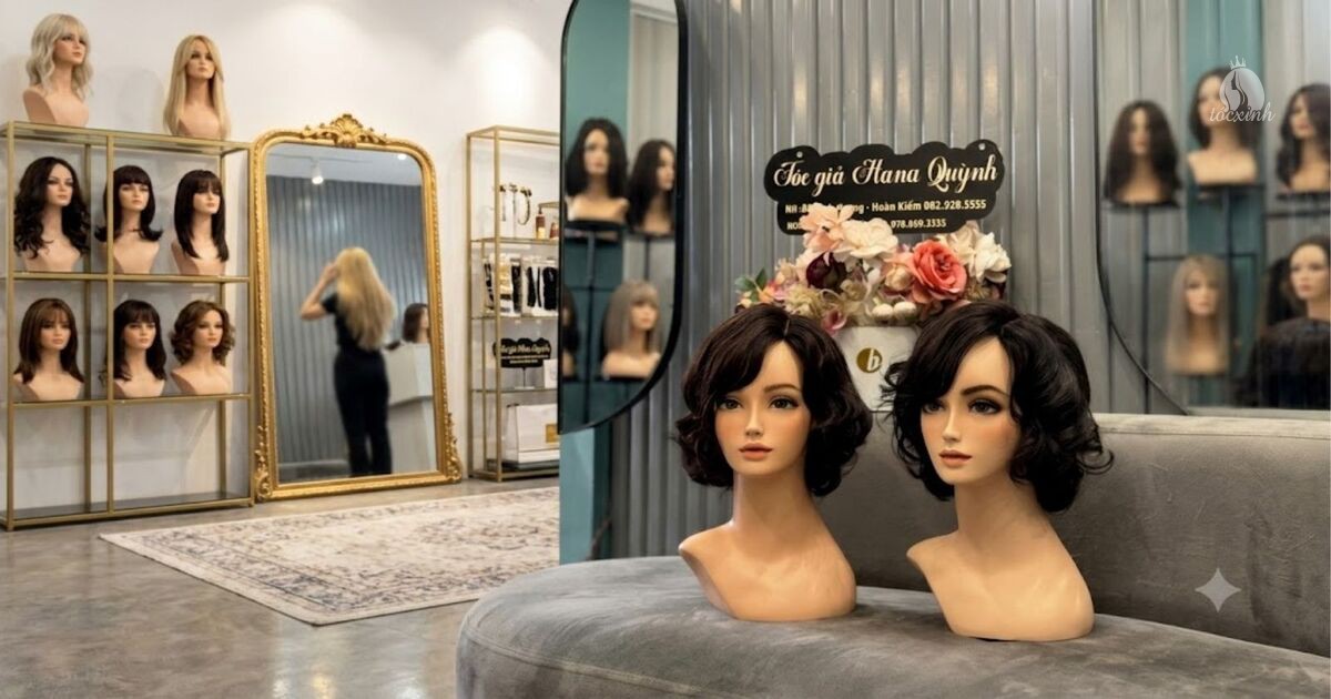 Top 12+ shop tóc giả Đà Nẵng đẹp, giá rẻ, tự nhiên như thật 28 Tóc Giả Đà Nẵng - Hana Quỳnh