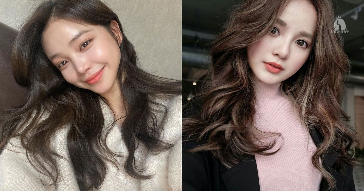 Kiểu tóc mặc áo dài cho người trung niên kiểu uốn xoăn lơi