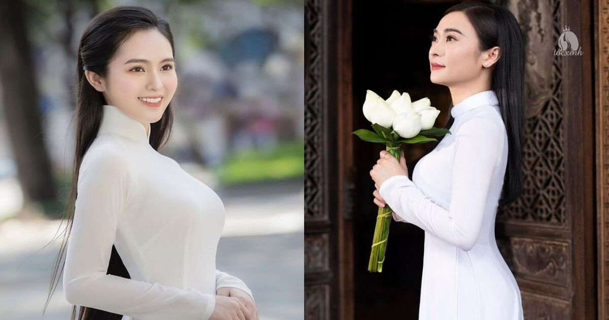 Tóc thẳng dài tự nhiên