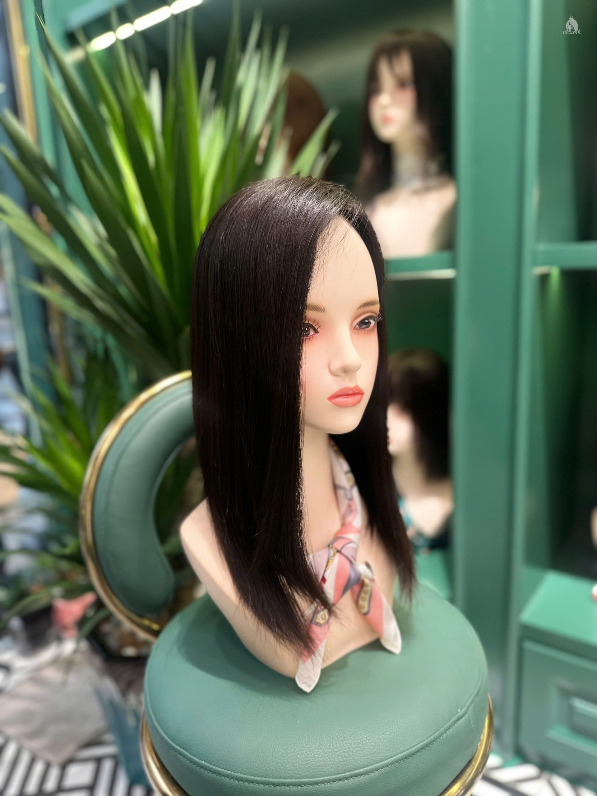 Tóc mái che hói 4D40cm mẫu nâng cấp 4 Tóc mái che hói