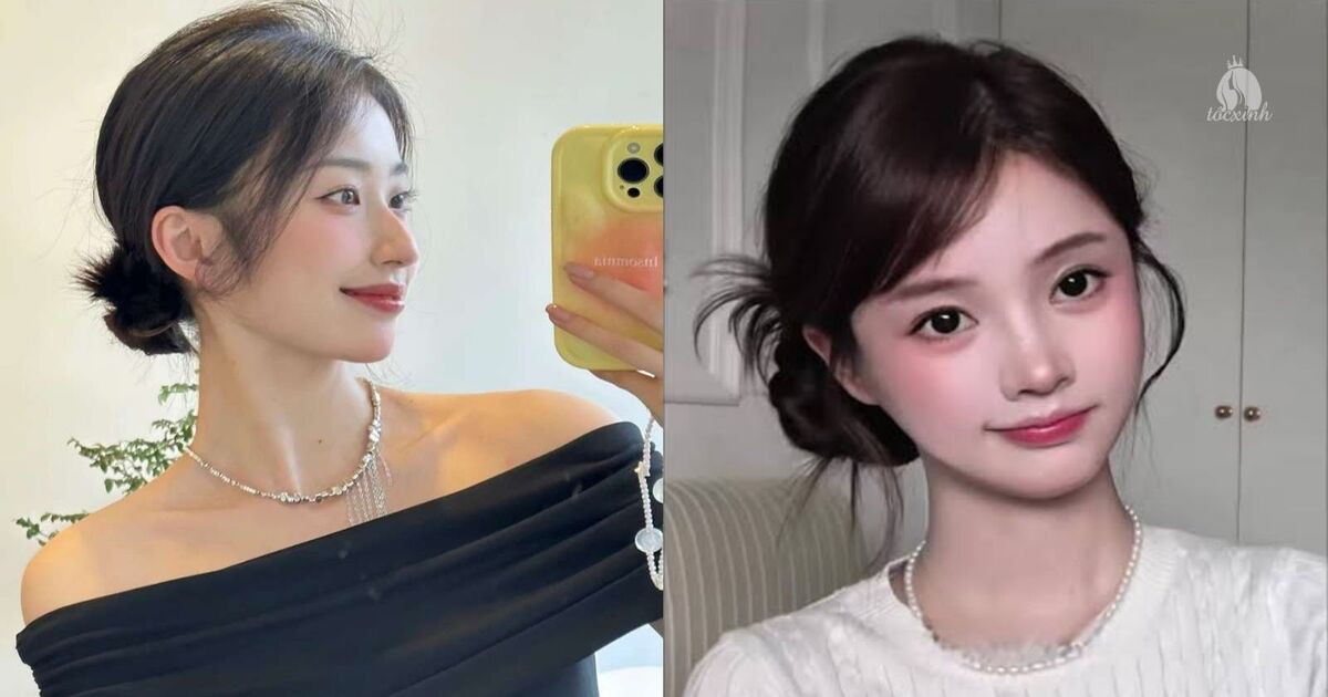 Top 10+ kiểu tóc tém đi tiệc đẹp đơn giản nhưng cực chảnh 15 Tóc tém đi tiệc buộc tóc lả lơi thả 2 mái