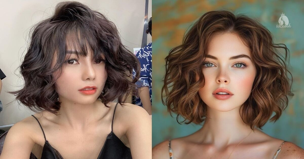 Top 10+ kiểu tóc tém đi tiệc đẹp đơn giản nhưng cực chảnh 17 Tóc tém đi tiệc uốn xoăn
