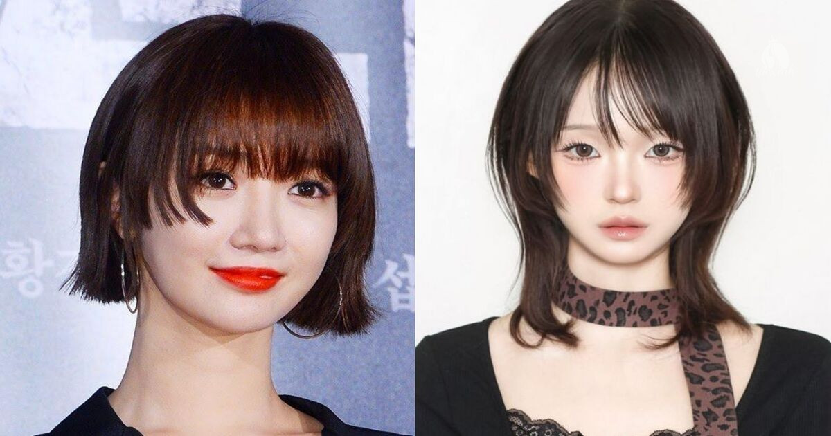 Tóc tém Hime ngắn