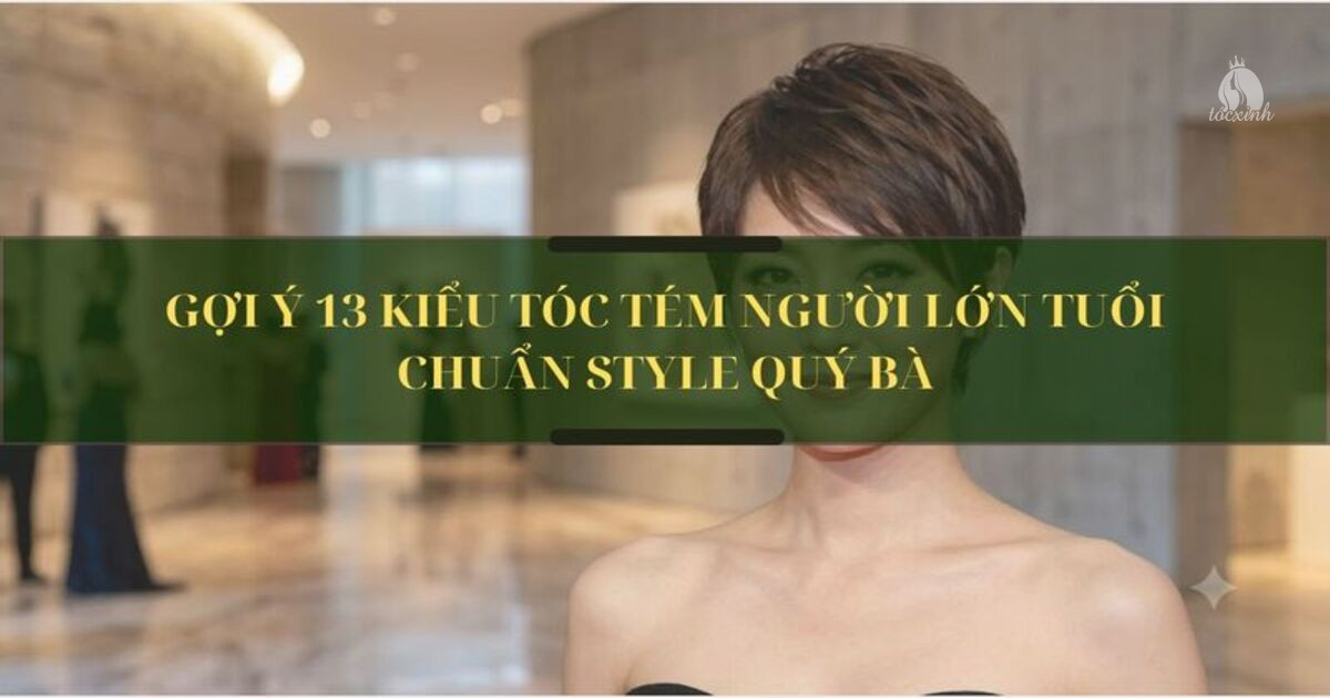 Tóc tém người lớn tuổi