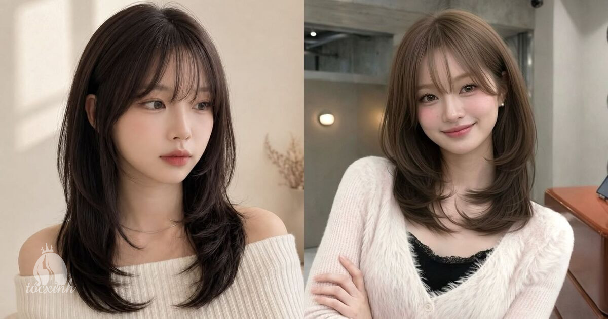 Top 30+ Mẫu Tóc Mái Pháp dẫn đầu xu hướng. Mách Bạn Cách Chăm Sóc Tóc Mái Pháp Đẹp Lâu – Không Bị Bết 38 Kiểu tóc mái Pháp cụp lửng ngang vai