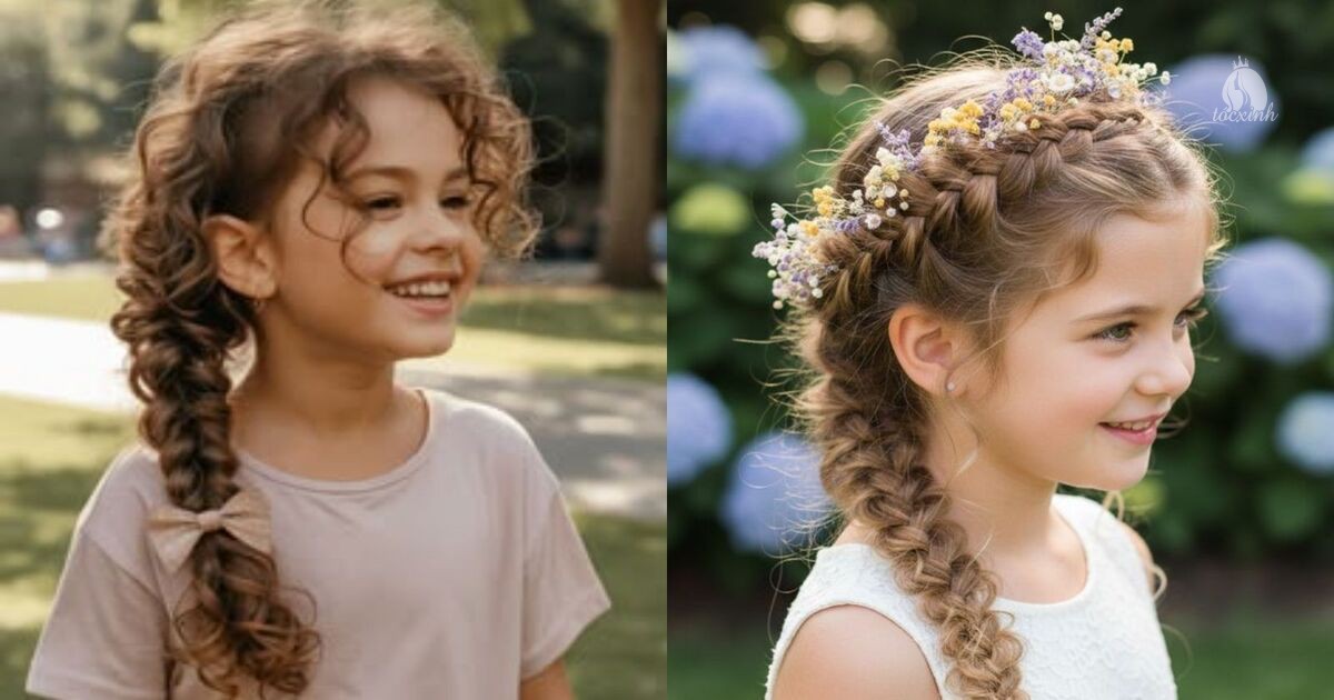 Tham khảo 12 kiểu tóc hippie cho bé gái cưng xỉu, nhìn mê tít 25 Tóc hippie cho bé gái tết bính