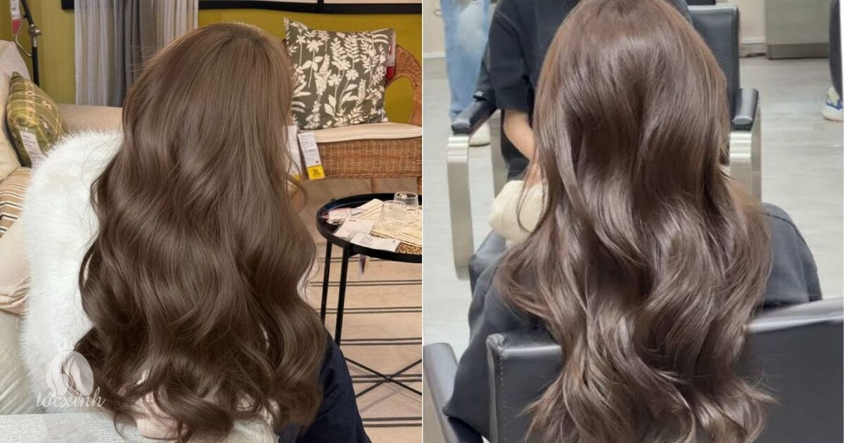 Xem ngay 15 màu tóc nhuộm tuổi trung niên vừa sang vừa trẻ 31 Tóc nhuộm màu nâu mocha