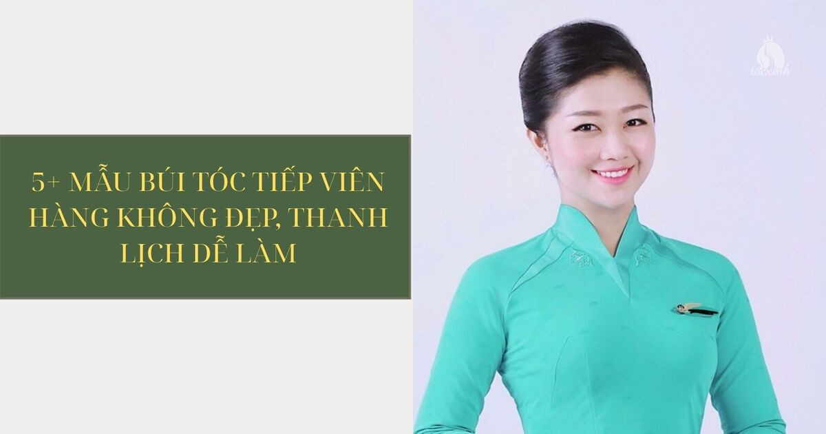Búi tóc tiếp viên hàng không