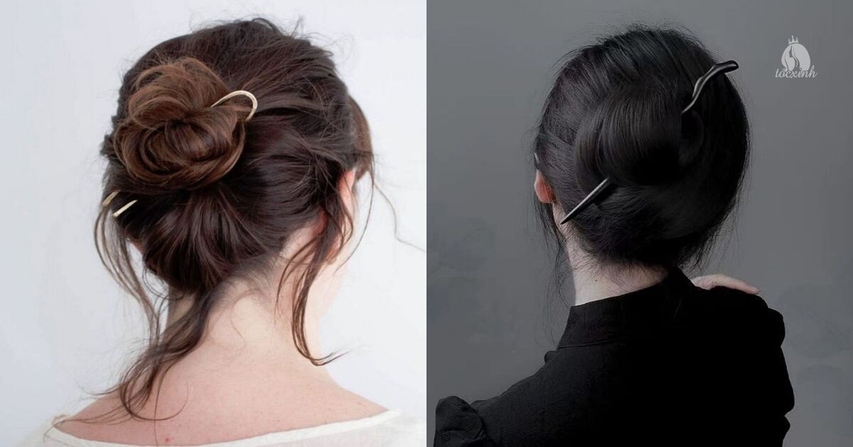 15+ Cách búi tóc bằng trâm cài đẹp, đơn giản cho nàng tóc ngắn và dài 37 Cách búi tóc bằng trâm cài cho tóc dài