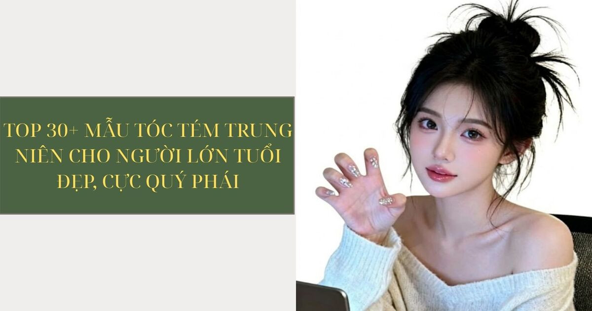 Cách búi tóc củ tỏi