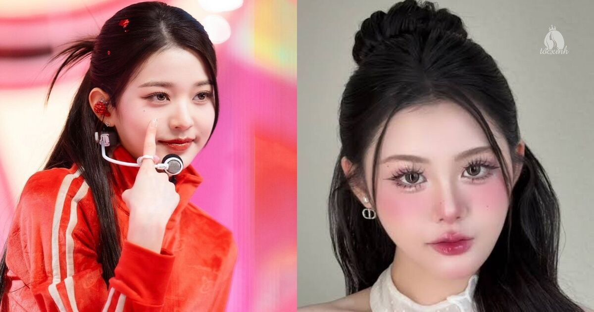20+ kiểu tóc búi Hàn Quốc đẹp cho nàng đi học, đi làm và dự tiệc 48 Cách búi tóc nửa đầu Hàn Quốc