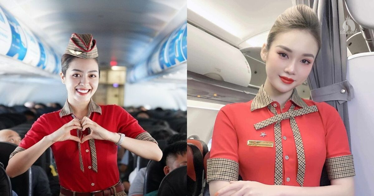 Cách búi tóc tiếp viên hàng không Vietjet Air