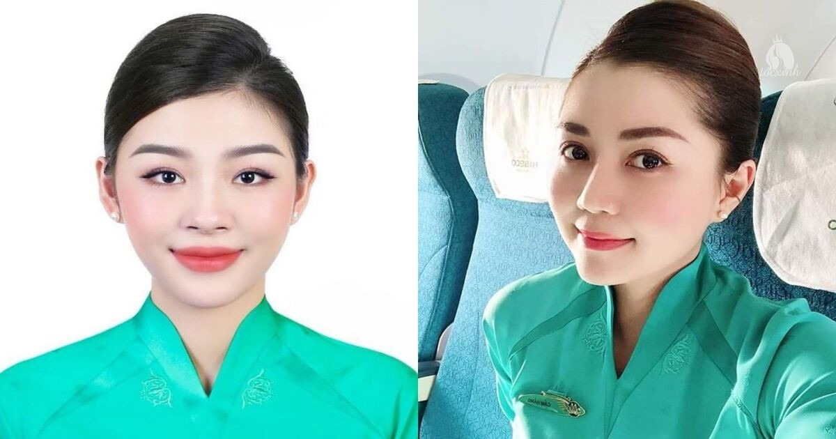Cách búi tóc tiếp viên hàng không Vietnam Airlines