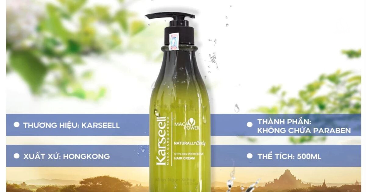 Gel gel giữ nếp tóc xoăn hippie KARSEELL BNC Sky