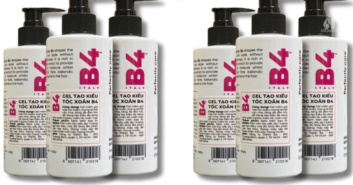 Gel giữ nếp tóc xoăn hippie B4