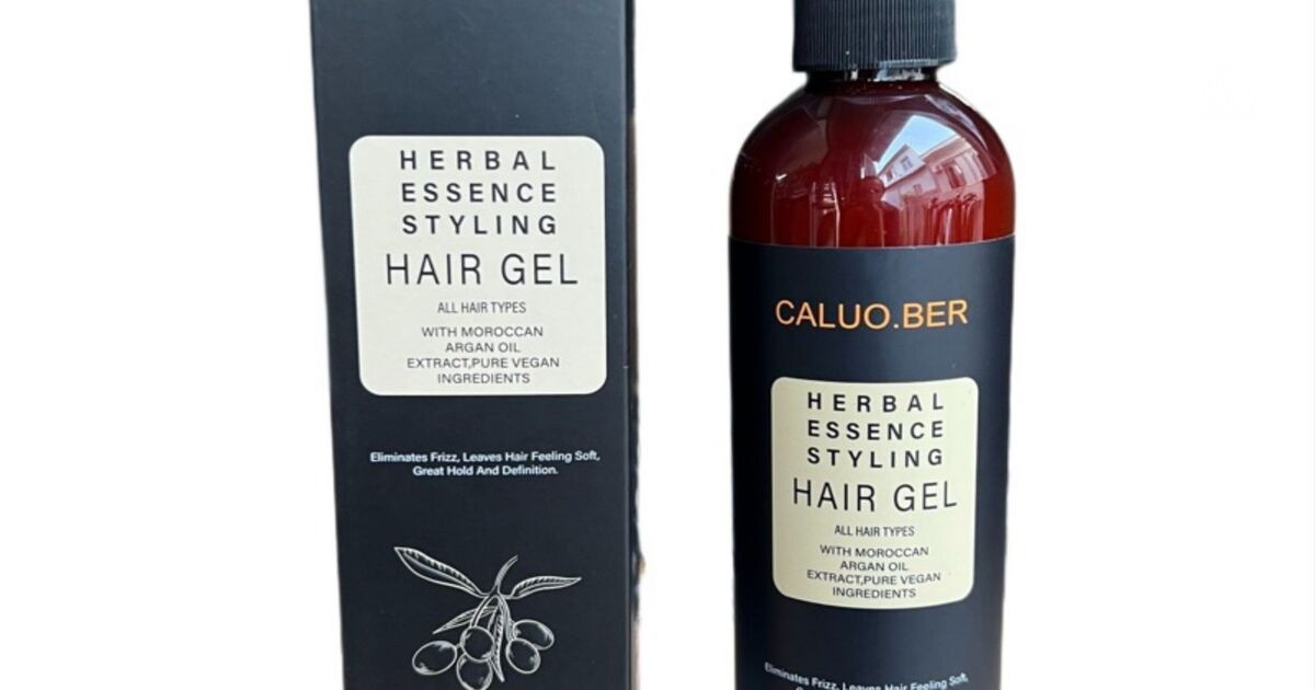 gel giữ nếp tóc xoăn hippie Caluo.Ber Styling Hair Gel