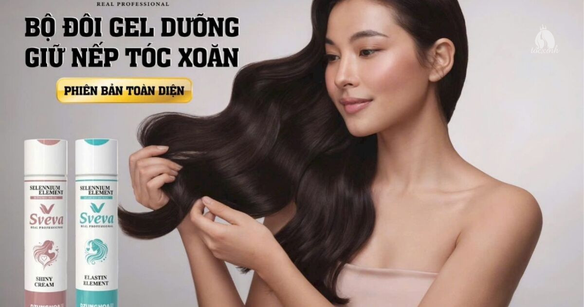 Gel giữ nếp tóc xoăn hippie Sveva