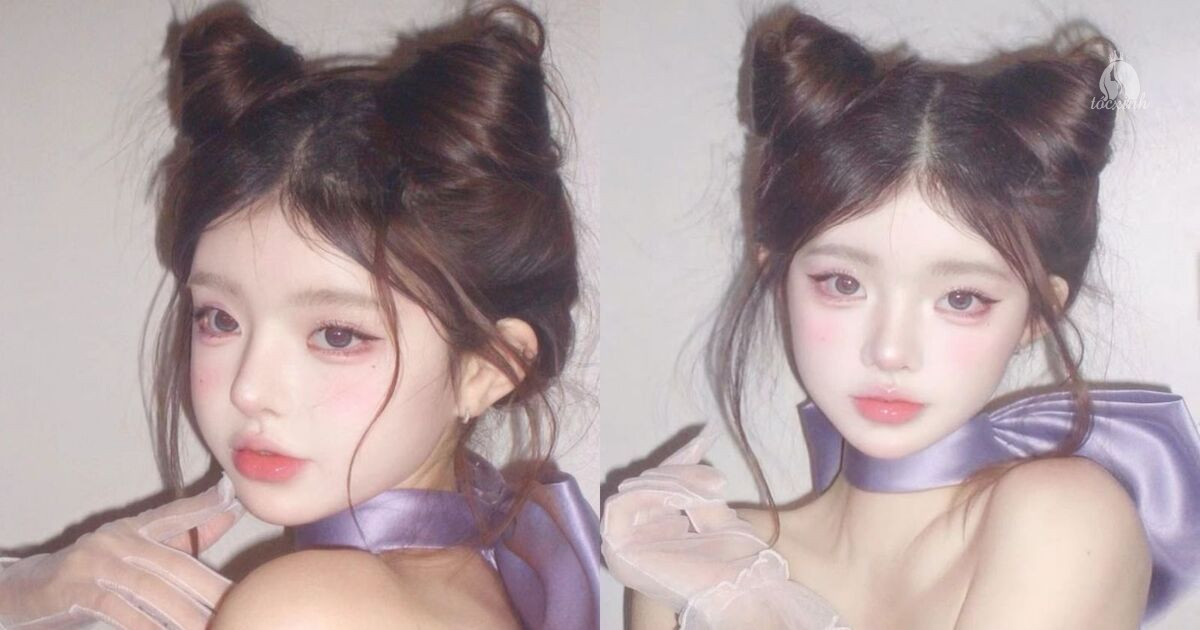 Kiểu búi tóc tai thỏ