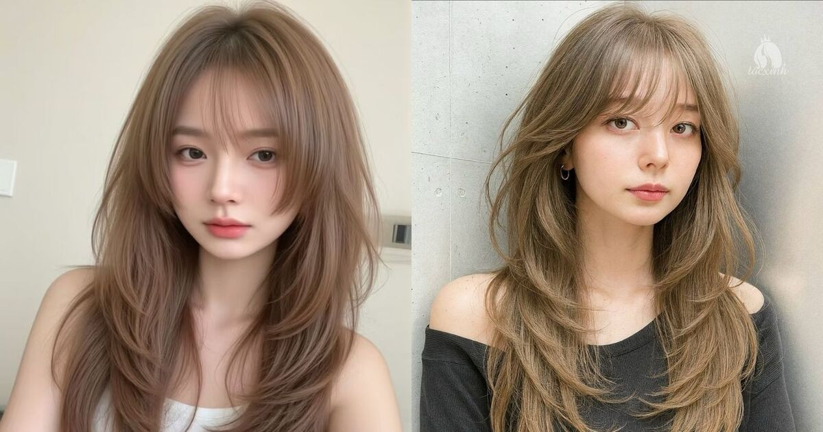 Top 14+ kiểu mái Pháp cho mặt dài đẹp, khiến nàng phát cuồng 24 Mái Pháp cho mặt dài uốn phồng
