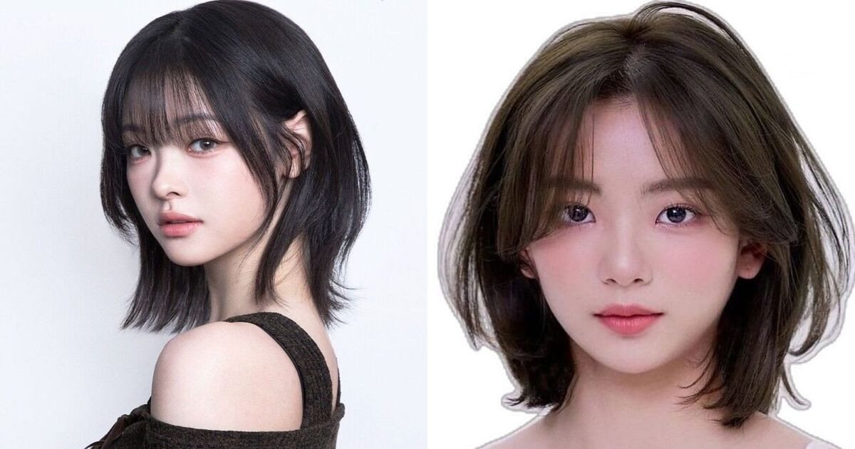 Top 15+ kiểu mái Pháp cho mặt tròn đẹp, xóa mặt nọng tức thì 33 Mẫu mái pháp ôm thái dương cho mặt tròn