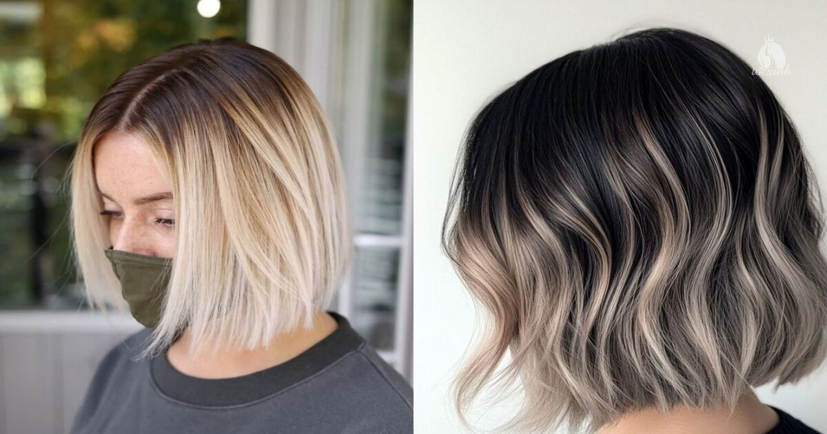 Top 25+ kiểu tóc bob đẹp sang, hợp trend, nàng nào cũng mê 50 Tóc bob nhuộm ombre