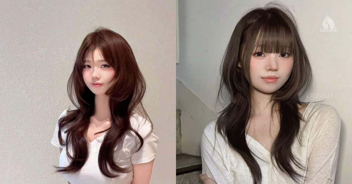Top 25+ kiểu tóc dài nữ đẹp, trẻ trung, không lo lỗi mốt 46 Tóc dài cho mặt trái xoan
