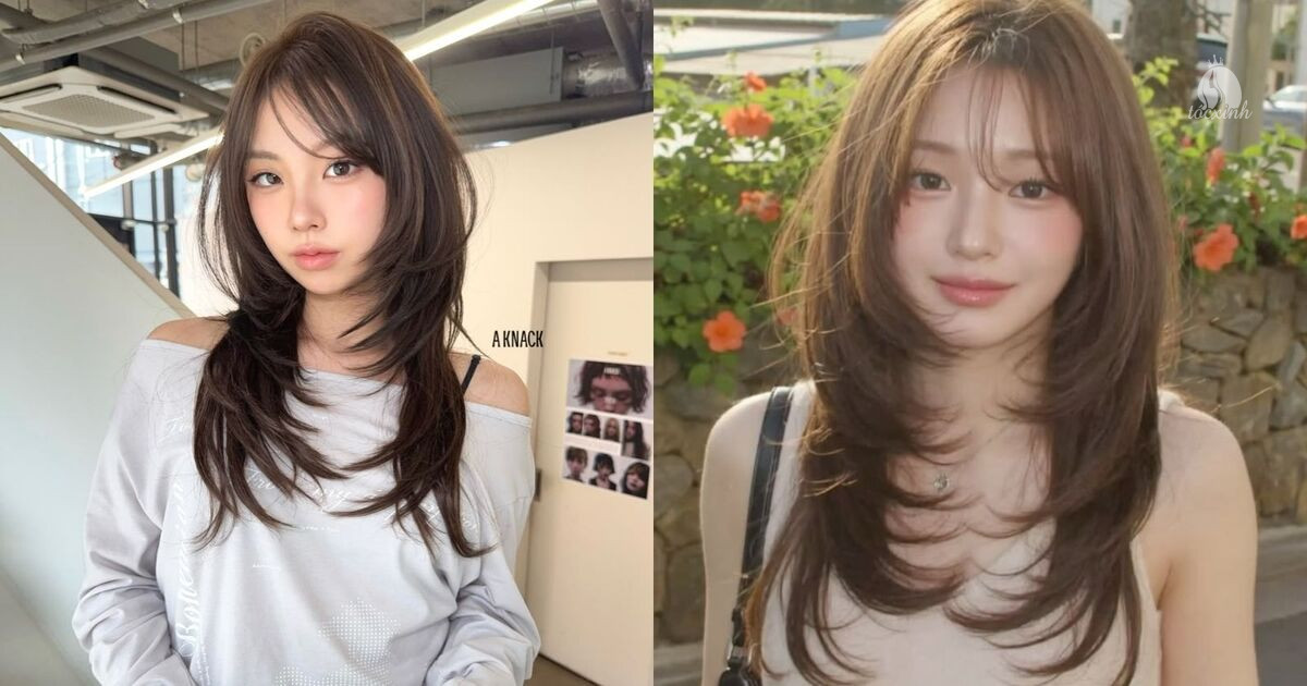 Top 25+ kiểu tóc dài nữ đẹp, trẻ trung, không lo lỗi mốt 45 Tóc dài cho mặt vuông