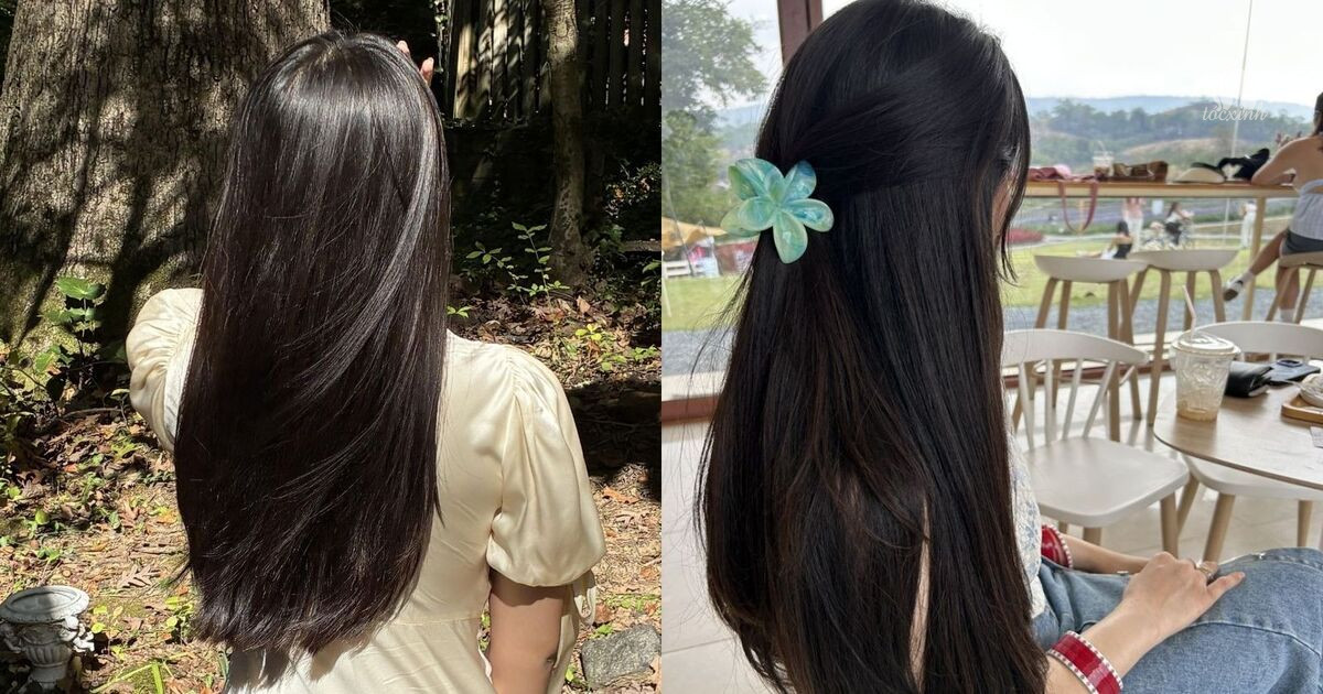 Top 25+ kiểu tóc dài nữ đẹp, trẻ trung, không lo lỗi mốt 52 Tóc dài nhuộm đen tự nhiên