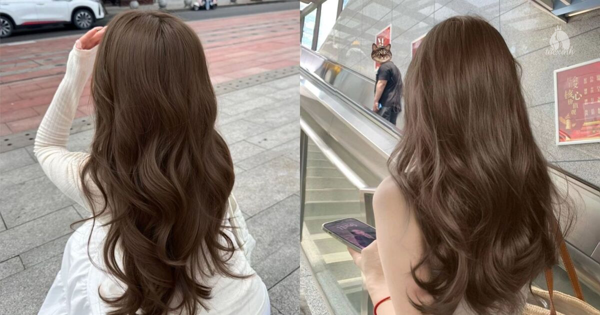 Top 25+ kiểu tóc dài nữ đẹp, trẻ trung, không lo lỗi mốt 49 Tóc dài nhuộm nâu socola