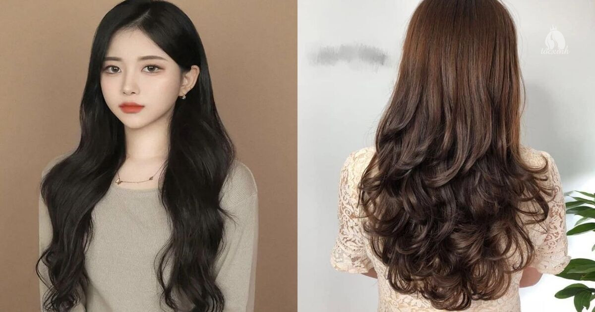 Top 25+ kiểu tóc dài nữ đẹp, trẻ trung, không lo lỗi mốt 41 Tóc dài uốn đuôi chữ S