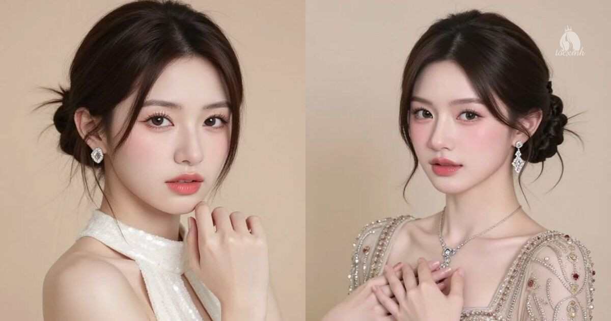 Top 11+ kiểu tóc mái Pháp đeo kính vừa đẹp, không lo vướng 22 Tóc mái Pháp búi lơi