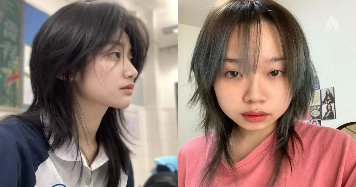 Top 20+ kiểu tóc mullet nữ đẹp, trẻ trung, cá tính rạng rỡ cho nàng 24 Tóc mullet layer nữ thẳng