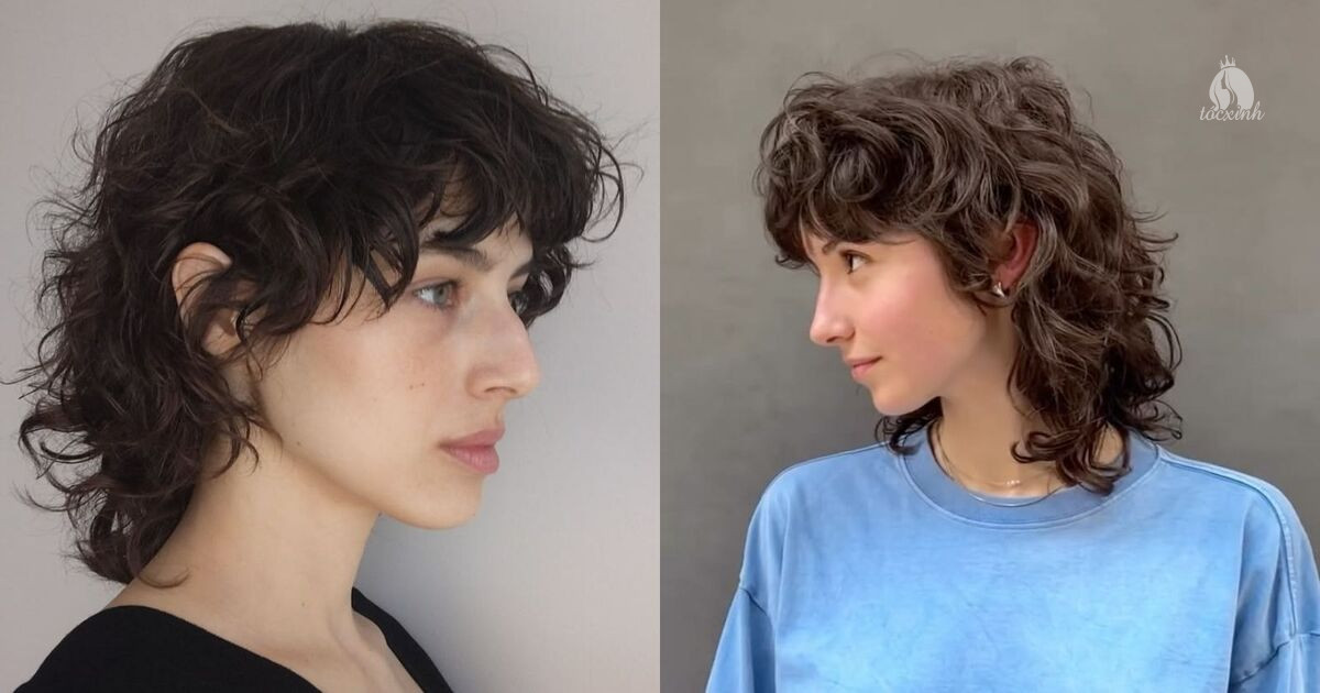 Top 20+ kiểu tóc mullet nữ đẹp, trẻ trung, cá tính rạng rỡ cho nàng 23 Tóc mullet layer nữ xoăn sóng