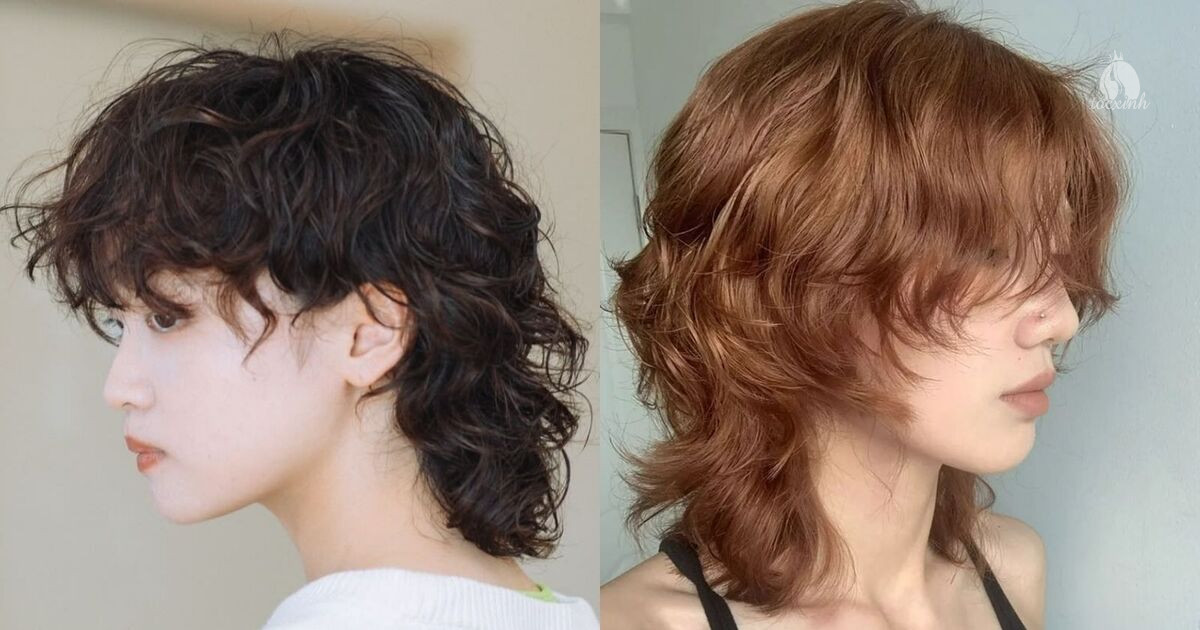 Top 20+ kiểu tóc mullet nữ đẹp, trẻ trung, cá tính rạng rỡ cho nàng 38 Tóc mullet layer uốn chữ S
