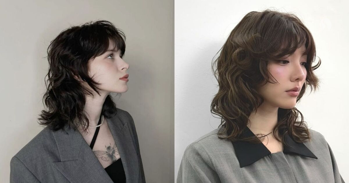 Top 20+ kiểu tóc mullet nữ đẹp, trẻ trung, cá tính rạng rỡ cho nàng 30 Tóc mullet layer uốn xoăn phồng