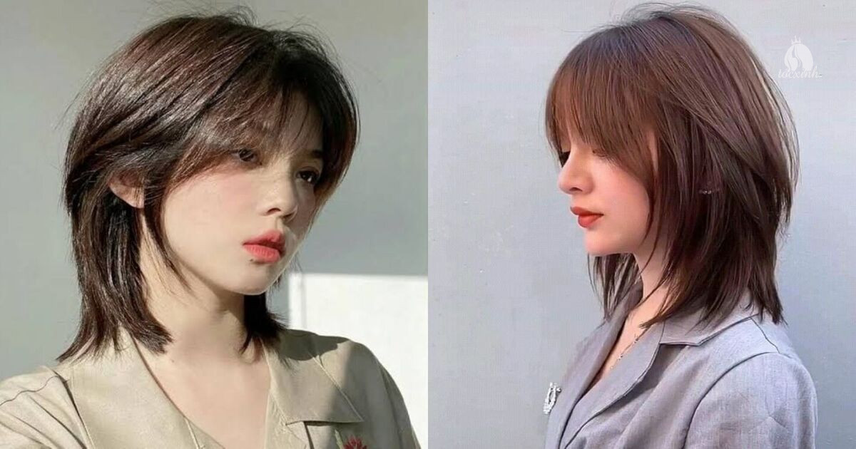 Top 20+ kiểu tóc mullet nữ đẹp, trẻ trung, cá tính rạng rỡ cho nàng 27 Tóc mullet ngang vai nữ