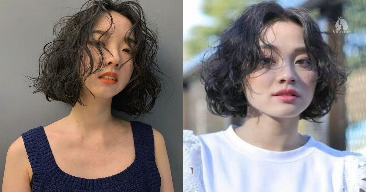 Top 22+ kiểu tóc ngắn nữ đẹp, cá tính chuẩn trend 2026 cho nàng 45 Tóc ngắn nữ uốn xoăn retro
