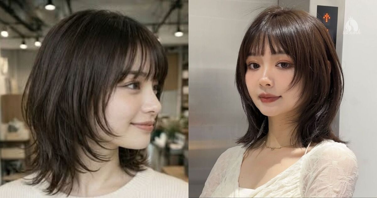Top 22+ kiểu tóc ngang vai đẹp, trẻ trung giúp nàng xinh đẹp hơn 38 Tóc ngang vai Mullet Layer