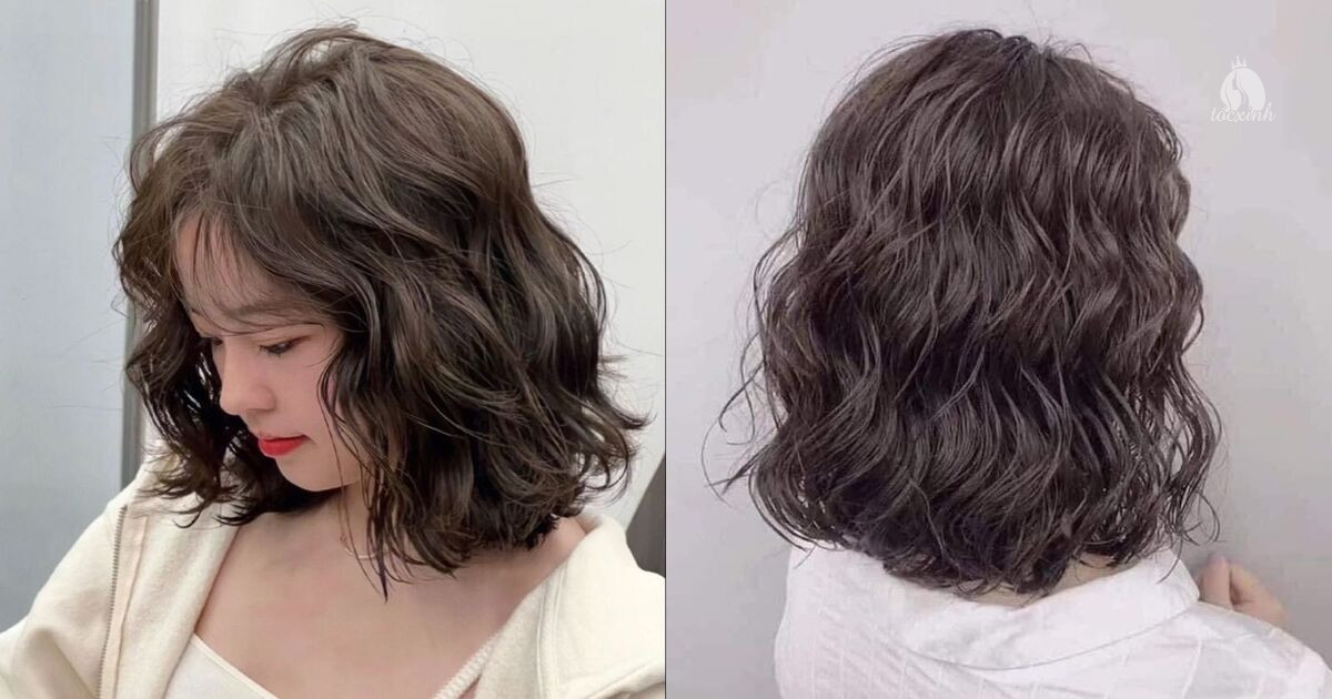 Top 22+ kiểu tóc xoăn sóng ngắn ngang vai đẹp, siêu nịnh mặt 26 Tóc ngang vai xoăn sóng nước