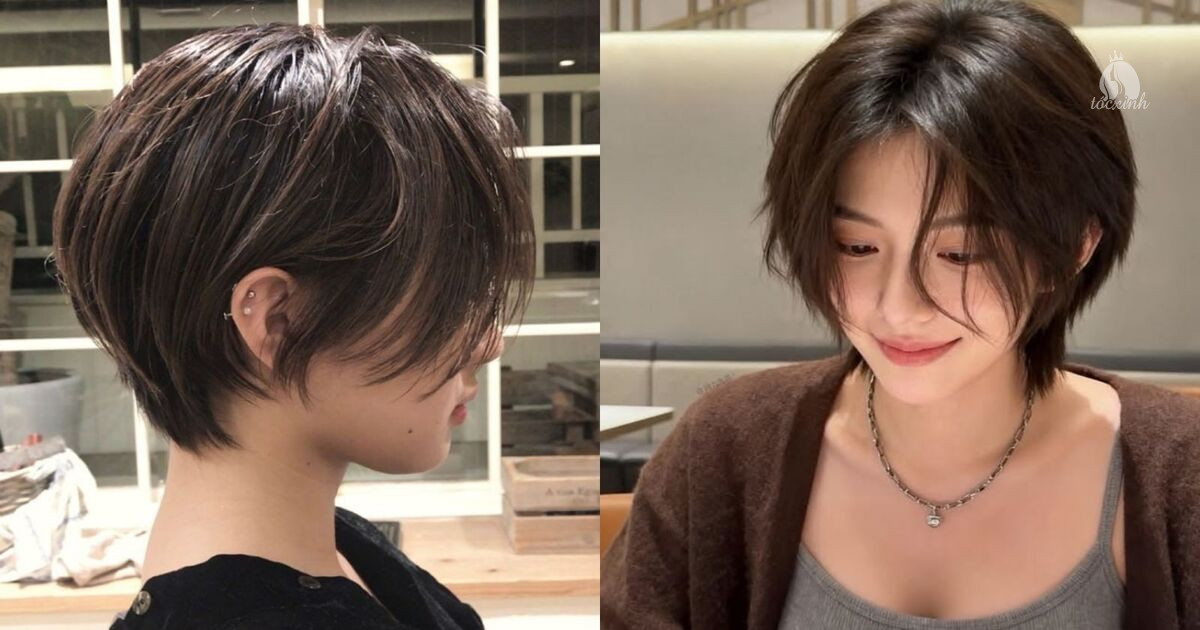 Tóc pixie cho nàng tóc dày