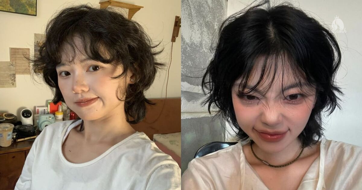 Tóc pixie nữ cắt mullet