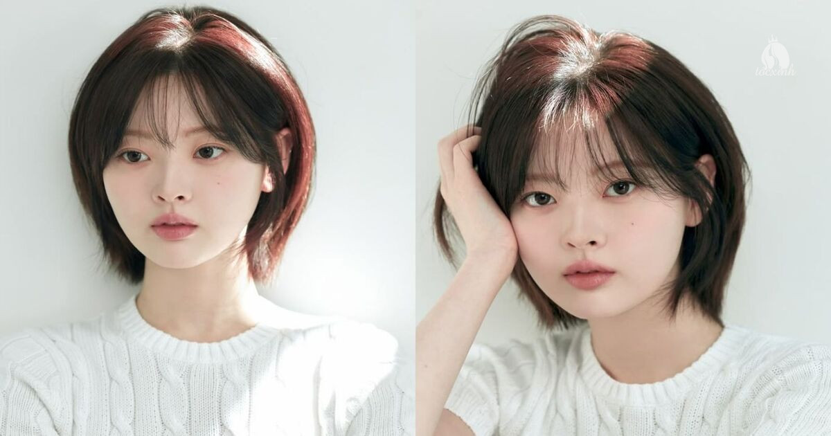 Top 15+ kiểu mái Pháp cho mặt tròn đẹp, xóa mặt nọng tức thì 31 Tóc tém pixie mái pháp cho mặt tròn