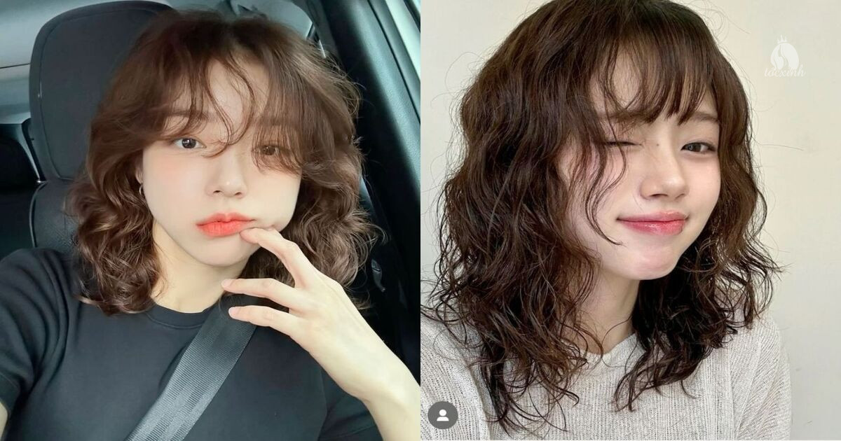 Top 22+ kiểu tóc xoăn sóng ngắn ngang vai đẹp, siêu nịnh mặt 39 Tóc xoăn sóng ngắn ngang vai mái thưa