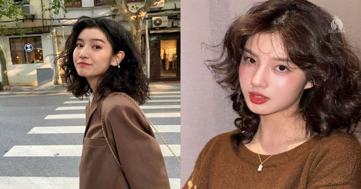 Top 22+ kiểu tóc xoăn sóng ngắn ngang vai đẹp, siêu nịnh mặt 35 Tóc xoăn sóng ngắn ngang vai style retro